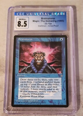 Christopher Rush アーティストプルーフ Dread Reaper MTG Christopher Rush English Ice Age Brainstorm CGC 8.5 | eBay