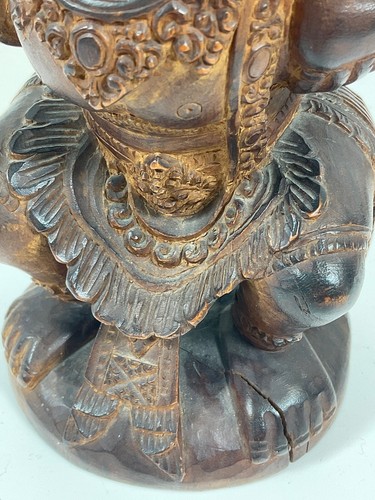 Talla Bali año 1934 (¿antiguo?)  Rama, Sita, Ravana, hindú, Vishnu, Garuda - Imagen 12 de 12
