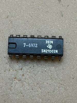 Texas Instruments SN29301N 4 Line to 10 Line BCD to Decimal Decoders tarnished