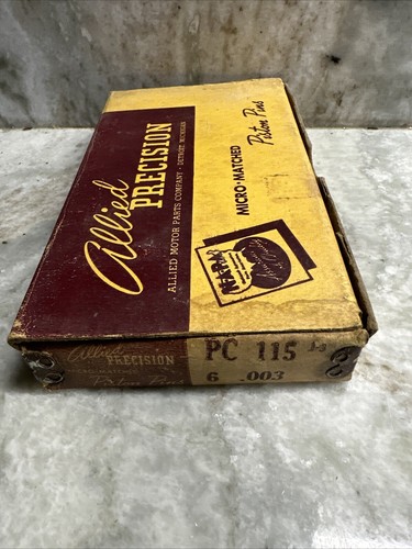 NOS Allied Precision PC-115 J-3  Pins .003 6 Ct Receive As Pictured. Rusted - Picture 3 of 5