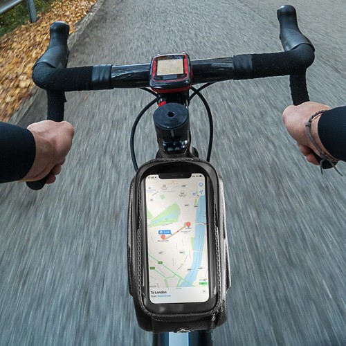 DURATECH Bike Phone Front Frame Bag Waterproof Bike Phone Bag W/TPU Touch Screen - Picture 11 of 15