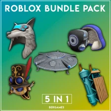 Roblox 5 in 1 Bundle Pack - Hovering Ufo