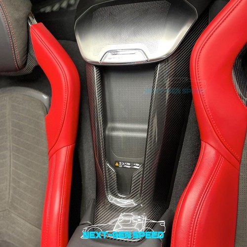 C8 Corvette Carbon Fiber Waterfall Console Wireless Charger Cover Panel 20 - 24 - Picture 1 of 7