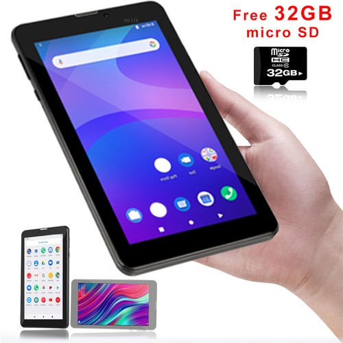 Tablette PC quadricœur 7,0 pouces Android 9.0 phablette téléphone GSM GRATUIT 32 Go SDHC débloqué ! - Photo 1/5