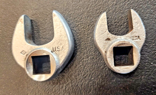 Williams Lot of 5 3/8" Drive SAE Crowfoot Wrench Set J H W Open End 1/8 3/16 D1 - Picture 7 of 10