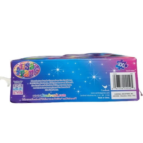 Rompecabezas Lisa Frank Super 3D 100 piezas oso polar pingüinos husky muñeco de nieve invierno - Imagen 12 de 12