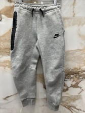 Pre Owned NIKE Tech Fleece Joggers Junior Grey SIZE S FD3287-063