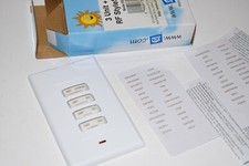 1 X10 Powerhouse Style Switch 3 + Dim Stick-A-Switch Model SS13A (SS13A-C)
