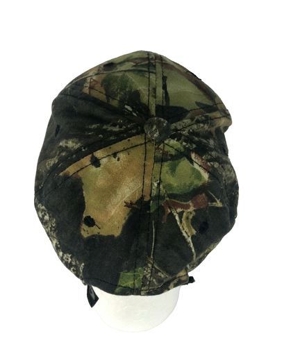Camouflauge Cap Trinity Embroidered Logo Adjustable Brown Green Port Authority - Picture 7 of 8