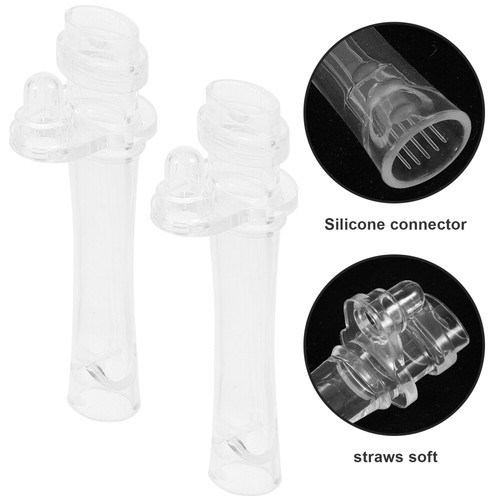 6 Pcs Silicone Straw Head Child Replacement Tips Sippy Cup Straws - Picture 9 of 12