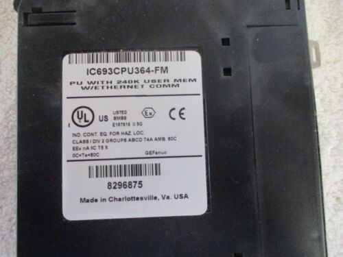 Módulo procesador GE IC693CPU364-FM - Imagen 2 de 2