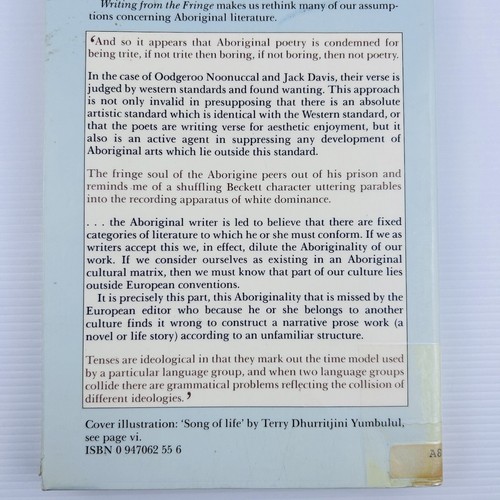 Mudrooroo Narogin Writing From The Fringe Study Aboriginal Australian literature - Picture 4 of 21