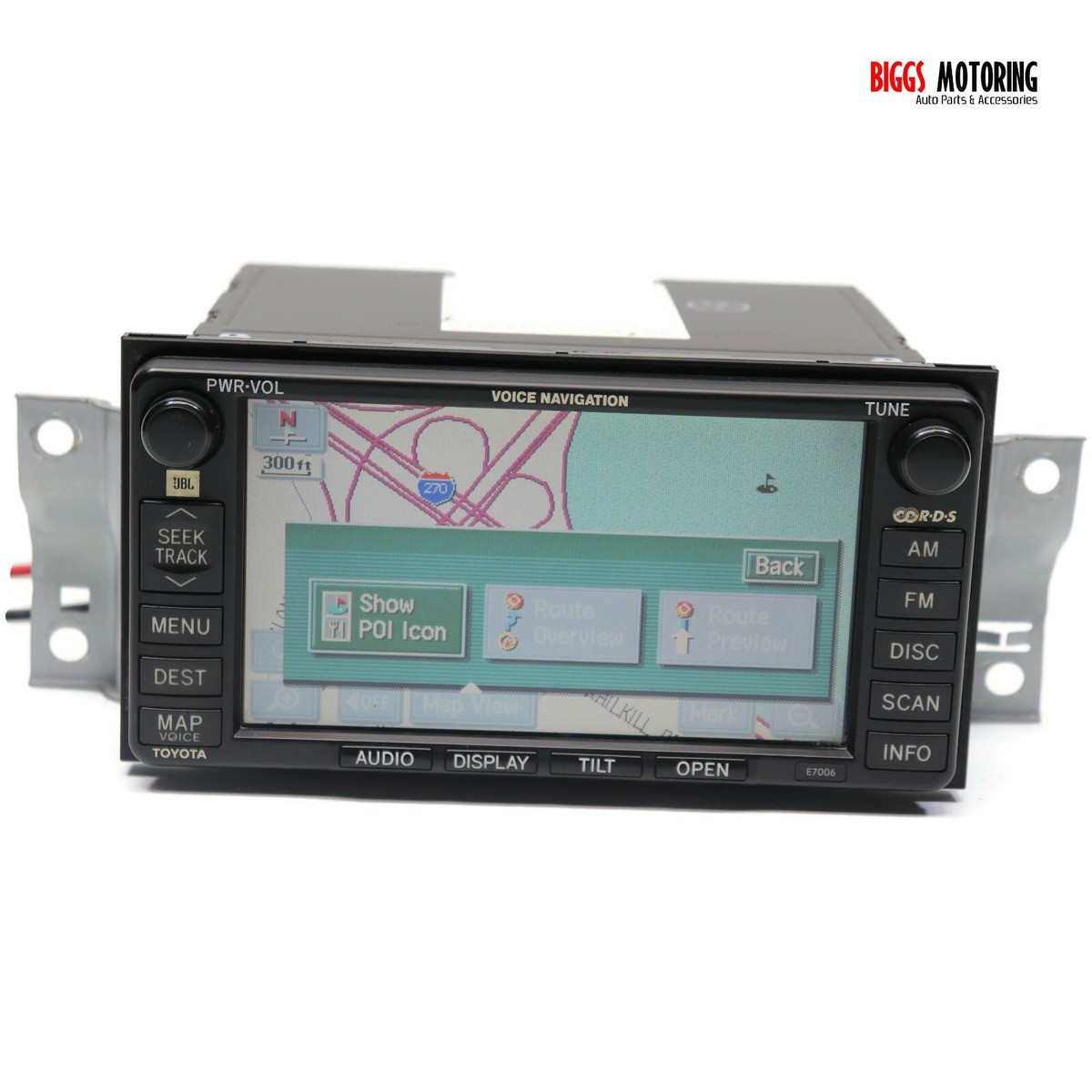 2005-2007 Toyota Sienna Radio Navigation Cd Player Display