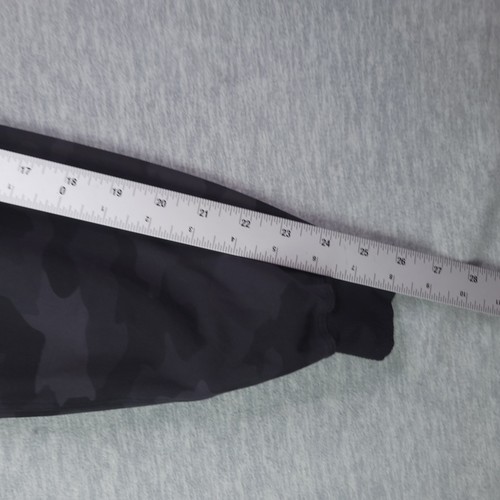 Lululemon Stretch hoch geschnittene Jogginghose Damengröße 8 schwarz Tarnmuster 26" Schrittlänge - Bild 10 von 15