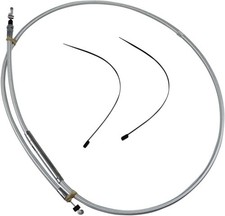 Magnum Braided Clutch Control Cable - +4in. - Sterling Chromite II Motorcycle