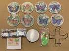 8 Coasters Diamond Gem Art Craft DIY Colorful Butterfly Kit