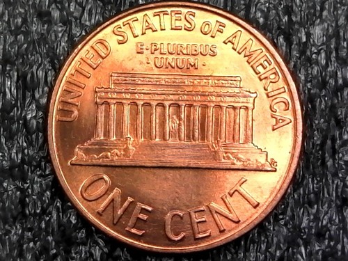 Lot 4 unzirkulierte Lincoln Memorial Cent Fehlermünzen - RPM Die Break Gouge #M37 - Bild 9 von 16