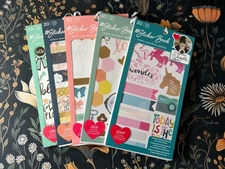 Lot of 5 lightly used American Crafts Sticker Books