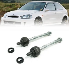 Megan Steel Alloy Front Inner Tie Rod Ends For 96-00 Honda Civic EJ EK EM