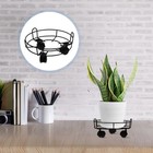 Movable Flower Stand with Wheel Flower Pot Rack Iron Flower Rack Planter​