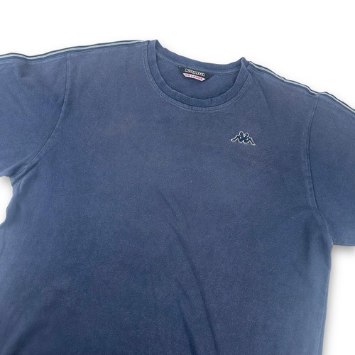 Vintage 90s Kappa Crew Neck T-Shirt, Navy, XXL (S1723) - Picture 4 of 5