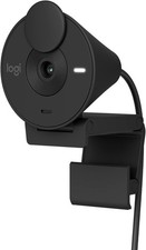 Logitech Brio 1080p Webcam - Auto Light Correction Privacy Shutter with