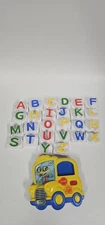 Leap Frog Fridge Phonics Magnetic Yellow School Bus Alphabet Set COMPLETE