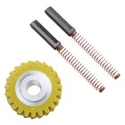 For KitchenAid Compatible Worm Gear and Carbon Brush for Easy Installation