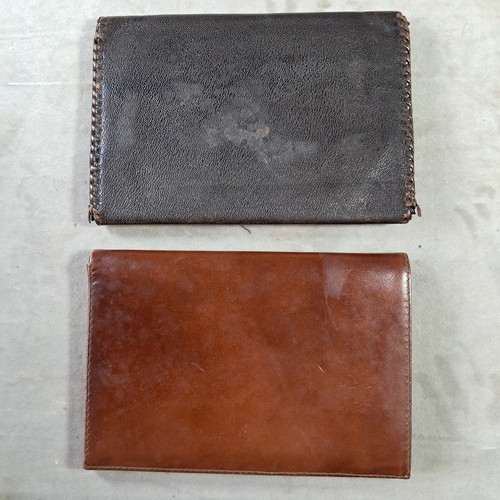 Vintage Herren Bifold Geldbörse Konvolut: 2x Leder, 1x Schweinsleder, 1x Kunstleder - Bild 9 von 14