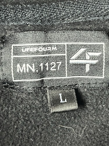 LIFEFOURM Herren taillierter Langarm Hoodie schwarz Größe L - Bild 6 von 9