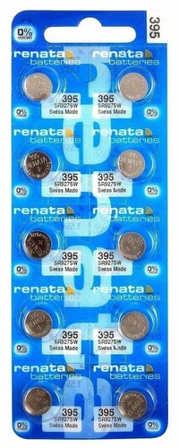 5 NEW RENATA 395 SR927SW WATCH 0% MERCURY BATTERIES - Picture 5 of 6