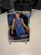 2024-25 Panini Prizm Black Jeremy Lin Skewed Prizm #184/249 NY Knicks