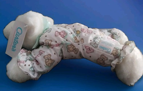 Vintage Carter's Prestige Toys Corp Teddy Bear Rattle Plush Toy NWT - Picture 5 of 11