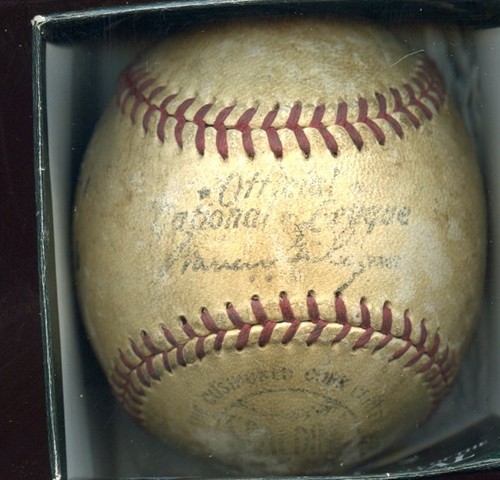 1950's Game Used NCAA ONL Giles Baseball St Johns 6 Hofstra 1