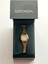 Sekonda Ladies Quartz Watch, Original Box, VGC, New Batt.
