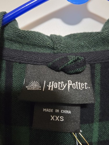 Harry Potter Slytherin Flanell mit Kapuze - Lunchbox exklusiv Größe XXS neu mit Etikett NEU - Bild 3 von 4
