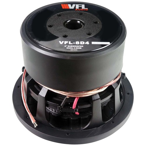 (2) AMERICAN BASS VFL 8” COMPETITION SPL CAR SUBWOOFERS SUBS DUAL 4-OHM (1 PAIR) - Picture 3 of 3