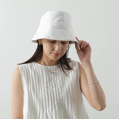 Helen Kaminski canvas bucket hat Helen Kaminski Canvas Bucket Hat - White Hats, Accessories  main image 2