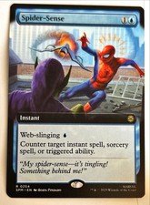 MTG Spider-Sense Marvel's Spider-Man Non Foil Extended Art Rare