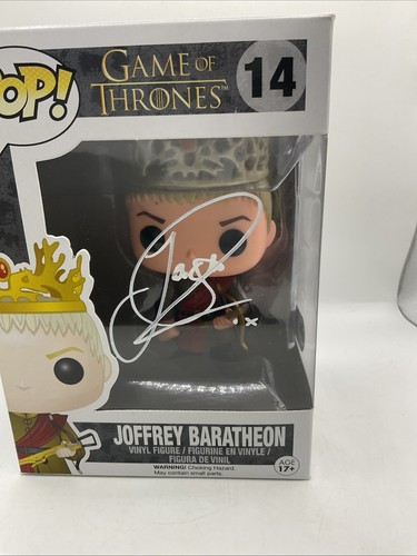 Funk Pop Game Of Thrones #14 Joffrey Baratheon Signed Jack Gleeson Authenticated - Imagen 3 de 18