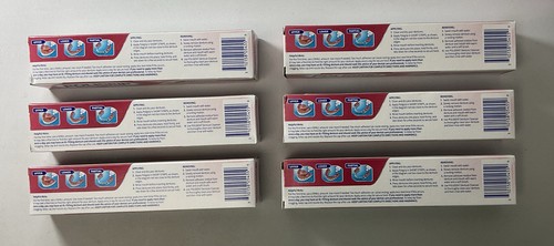 Lot Of 6 Super Poligrip Original Denture Adhesive Cream, 2.4 oz Each Exp 12/2025 - Picture 3 of 4