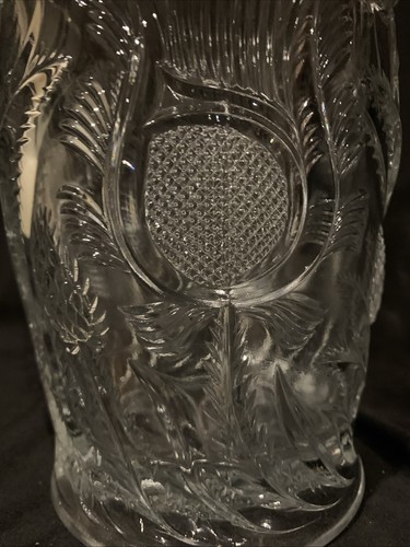 Antique EAPG Inverted Thistle Water Lemonade Pitcher 8” Stunning WEDDING - Picture 4 of 12