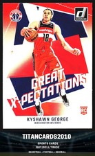 Kyshawn George 2024-25 Panini Donruss Great Xpectations RC Washington Wizards