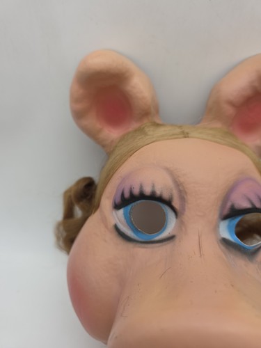 Vintage Miss Piggy Halloween Mask Henson 1977 - Picture 2 of 9