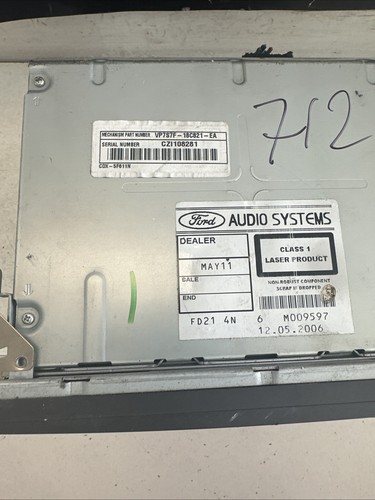 Ford Focus 2 C-Max CD Autoradio & Navigation 4M5T-18B988-AH mit Navi Fehlt Code - Bild 5 von 13