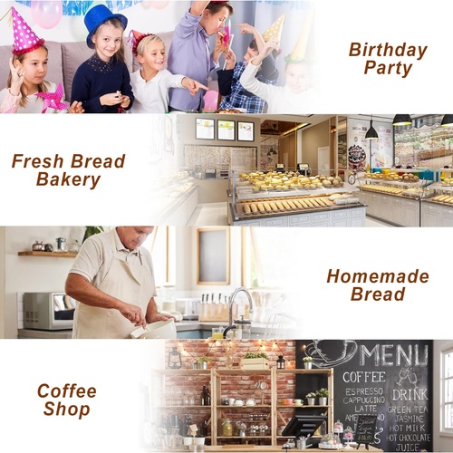 Papierbrotbeutel 25 Stück Sauerteigbrotbeutel für selbstgebackenes Brot groß Bäckerei Neu - Bild 6 von 12