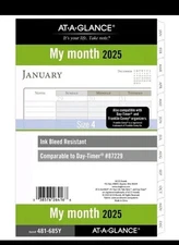 2025 AT-A-GLANCE Monthly Planner Refill, January 2025 To December 2025