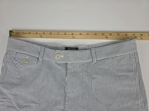 Todd Snyder Men's Seersucker Hudson Striped Stretch Shorts Size 34 ~ A+ - Picture 7 of 10