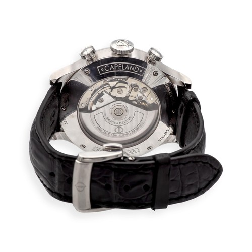 Baume & Mercier Capeland 65716 44mm Chronograph SS Automatic Watch White Dial - Picture 3 of 8