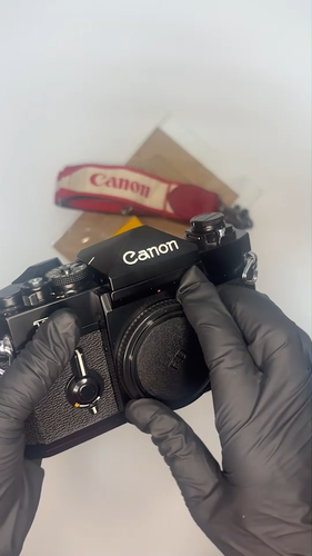 [Top MINT] Canon F-1 Late Model SLR 35mm Film Camera Body From JAPAN - Video 1 of 1